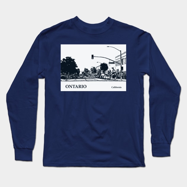 Ontario - California Long Sleeve T-Shirt by Lakeric